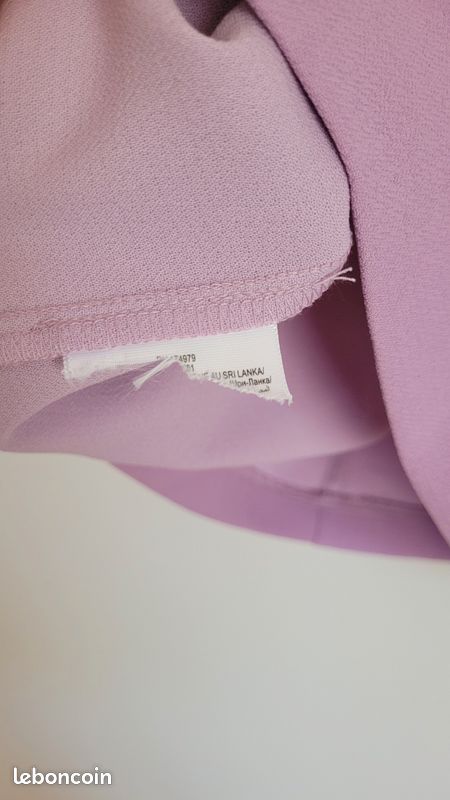 Robe courte Cérémonie à bretelles (image 3)
