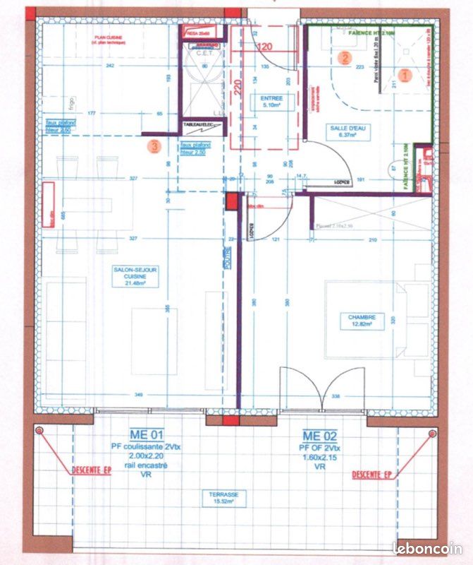 Appartement 2 pièces 45 m² · à Borgo · 44,7 m² · 200 000 €