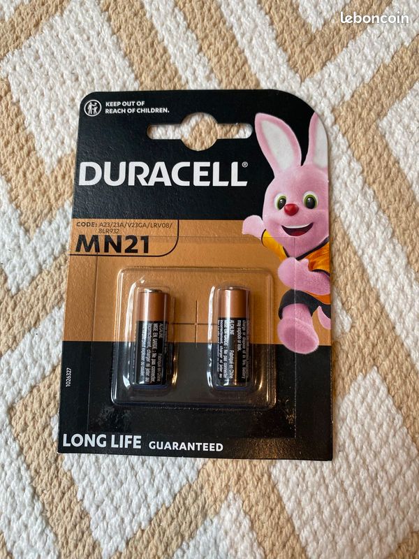 2 piles 23A/12V Duracell neuves (image 1)