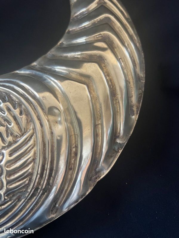 Grand Collier Torque Ethnique Miao (Chine) - Argenté Ciselé - XIXe Ou Avant