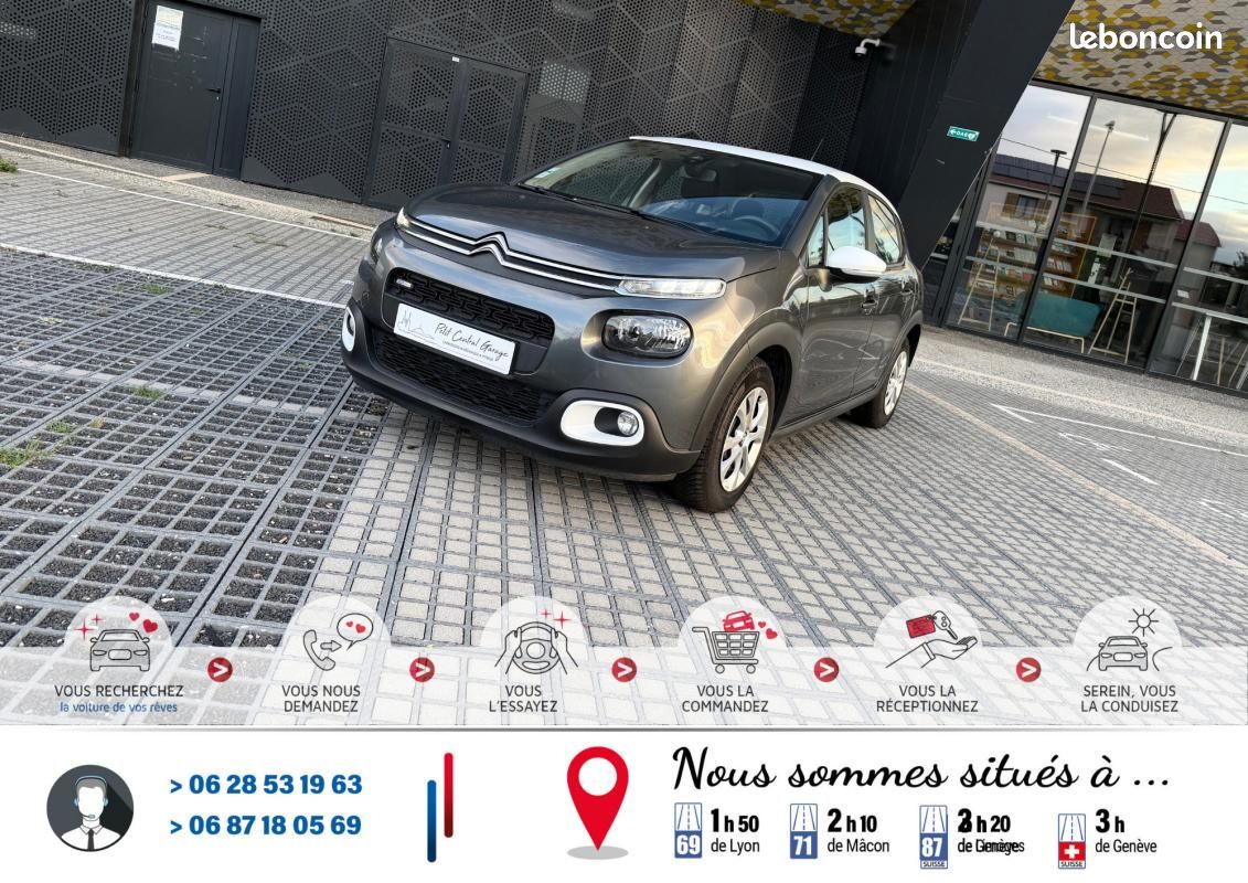 Citroën C3 1.2 i 82cv Feel 💳 x12 Vitres Crit'Air 1*Ct Kit Distribution Entretien Complet Ok*Véhic... (image 4)