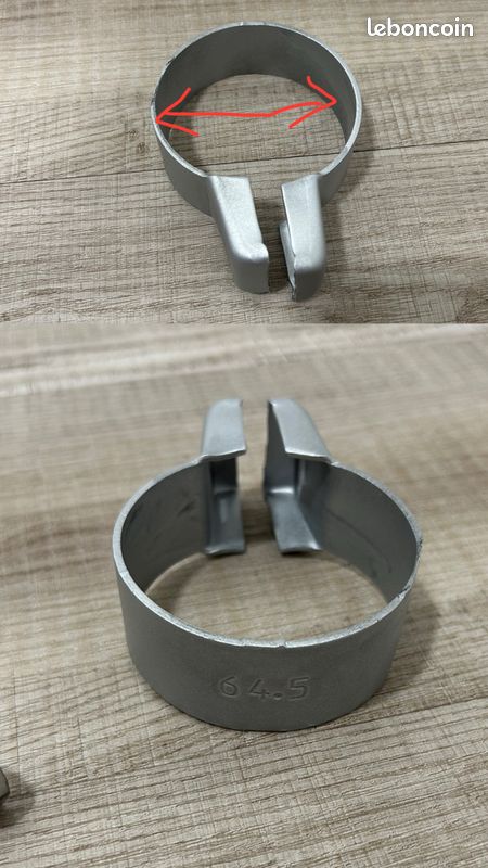 Collier pot d'échappement mobylette (image 3)
