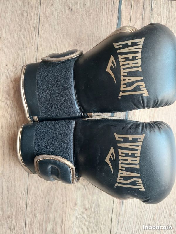 Gants de Boxe Everlast Powerlock – Taille 10 oz – Très bon état