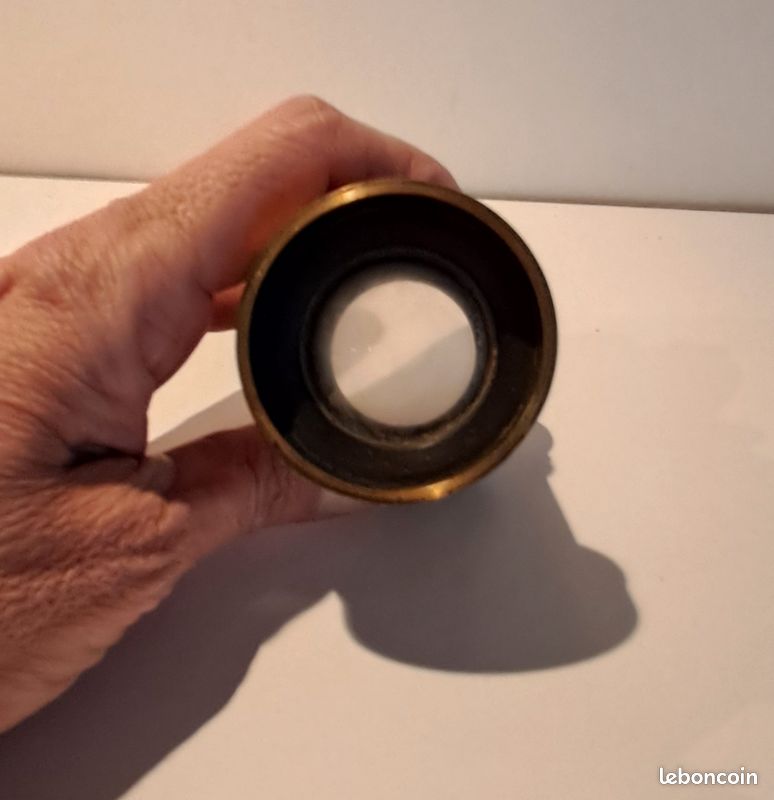 E.Saller Objectif laiton à vanne Brass lens - Catawiki