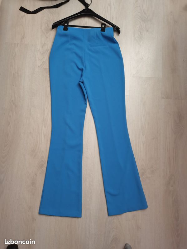 Pimkie Pantalon Flare Bleu Jean Flare Taille Haute