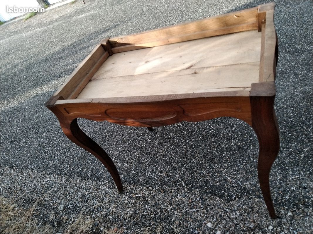 Table de toilette en merisier pieds,galbes sans marbre (image 8)