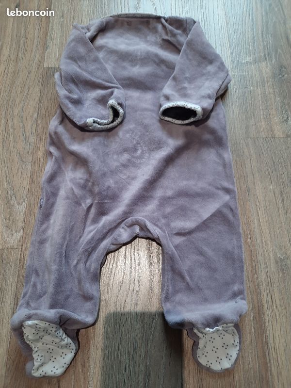 Pyjama Okaibi fille 3 mois (image 5)