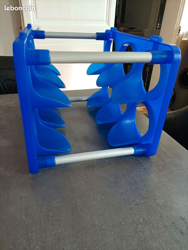Range-Bouteilles/Porte-bouteilles bleu (image 2)