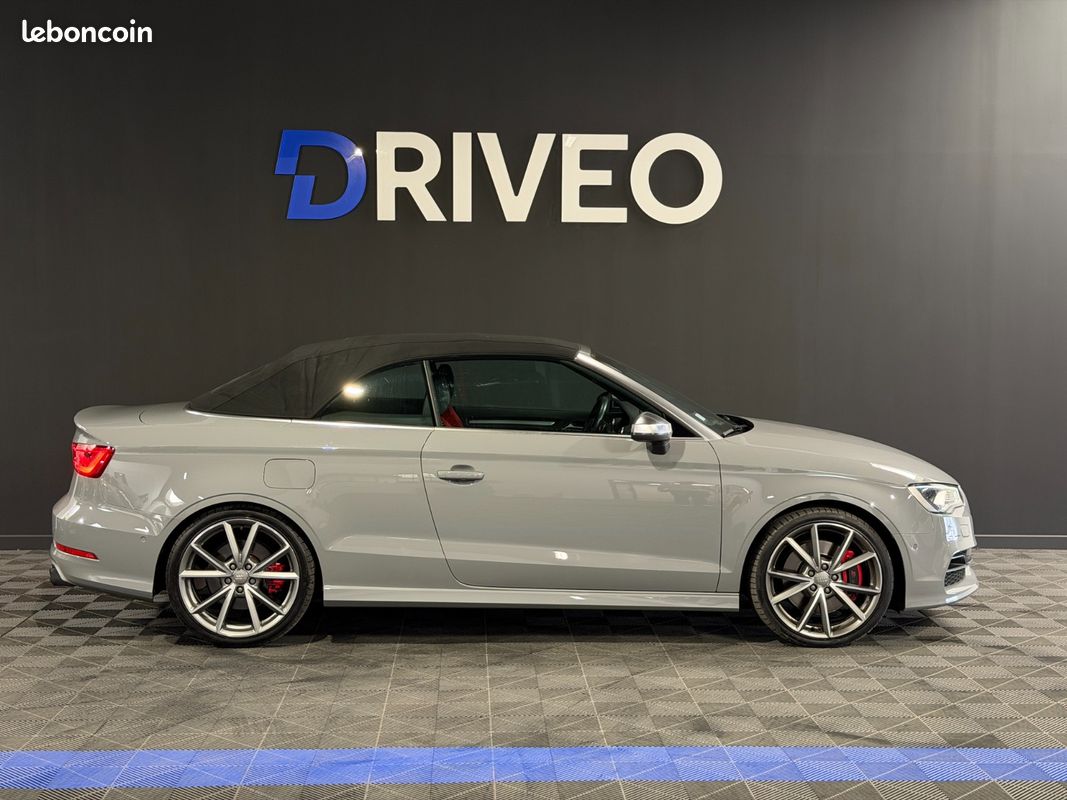 AUDI S3 CABRIOLET 2.0 TFSI 300cv QUATTRO S-Tronic 6 / BO / GRIS NARDO / CARPLAY / ENTRETIEN COMPLET (image 10)