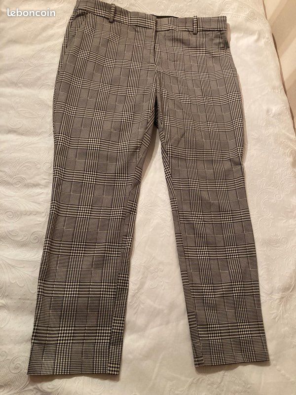 Pantalon prince de galle noir et blanc (image 5)