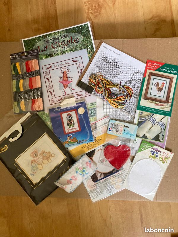 Lanarte Point De Croix Compté Kit Complet - Broderie Ourson Et Jouets 44x34 Cm