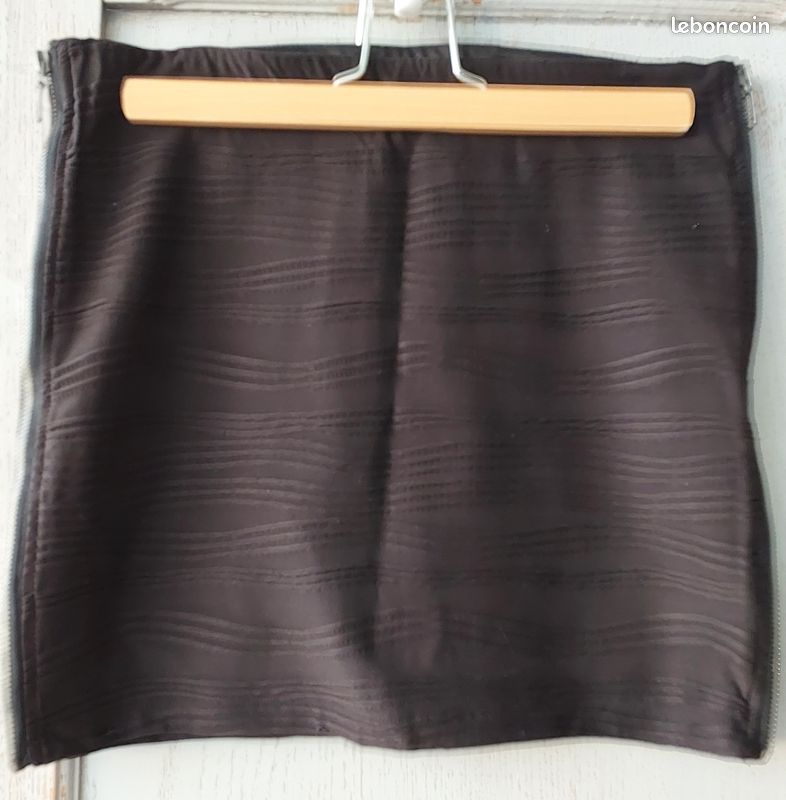 Minijupe vintage noire zippée taille 38 - danayel (image 9)