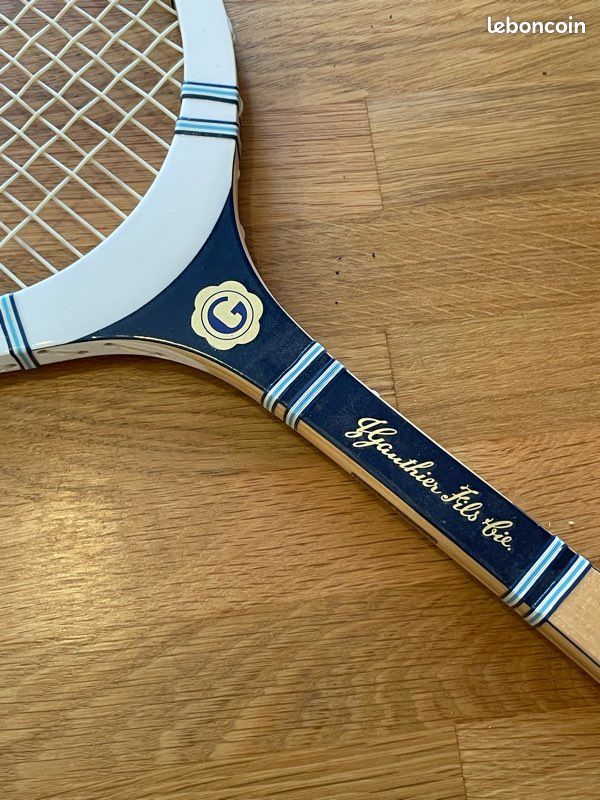 Raquette De Tennis Ancienne Columbus Elegant H6234 - Vintage Bois - Collection