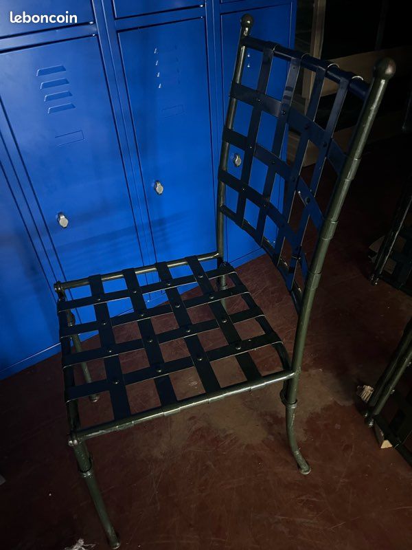 Chaises fer forgé (image 2)