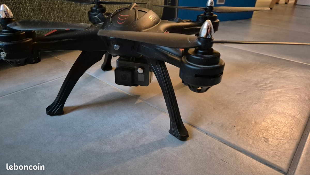 Drone R'Bird Black Master Gopro Modélisme