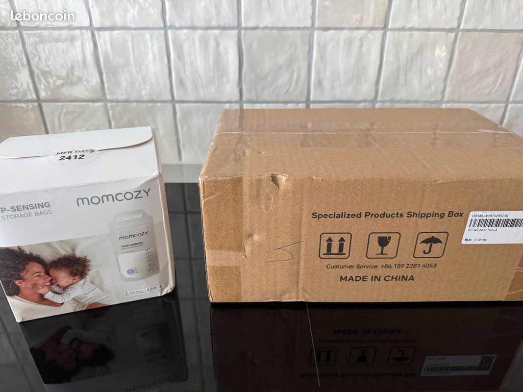 Tire-lait mains libres Momcozy M6 + sac conservation (image 2)