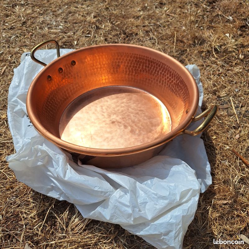 Bassine à confiture en cuivre (image 1)