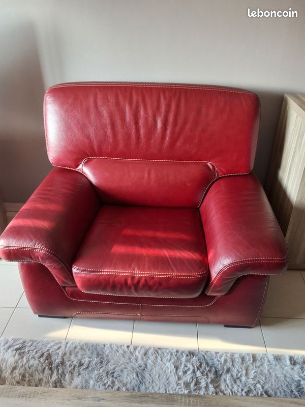 Vends salon cuir (image 2)