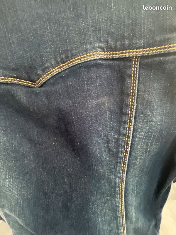 Veste en jean cintré Taille S (image 3)