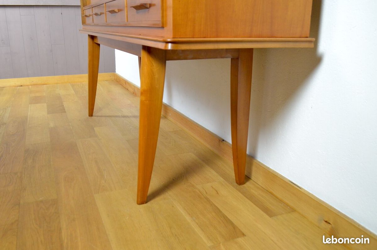 Buffet / Meuble Pieds Compas Vintage 1950 / 1960 (image 5)