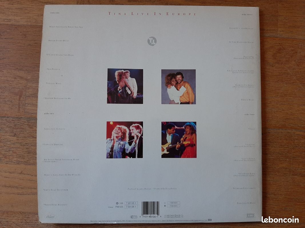 33 tours vinyle double album 1988 Tina live in Europe 7901271 (image 3)