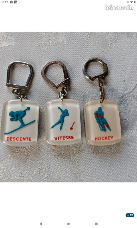 Porte-clés Vintage – Jeux Olympiques Los Angeles 1984 – Collection
