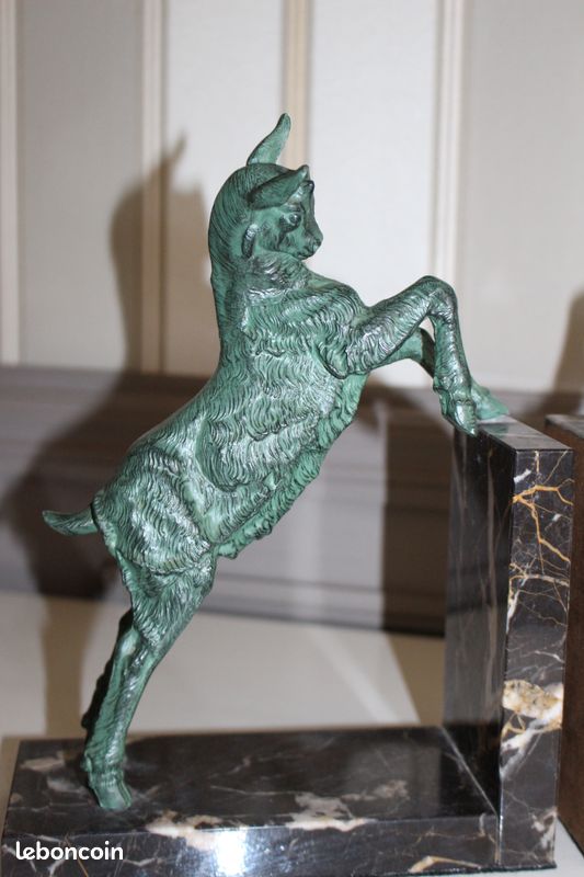 Emile Carlier - Chevreaux cabrés - art déco 1930 (image 10)