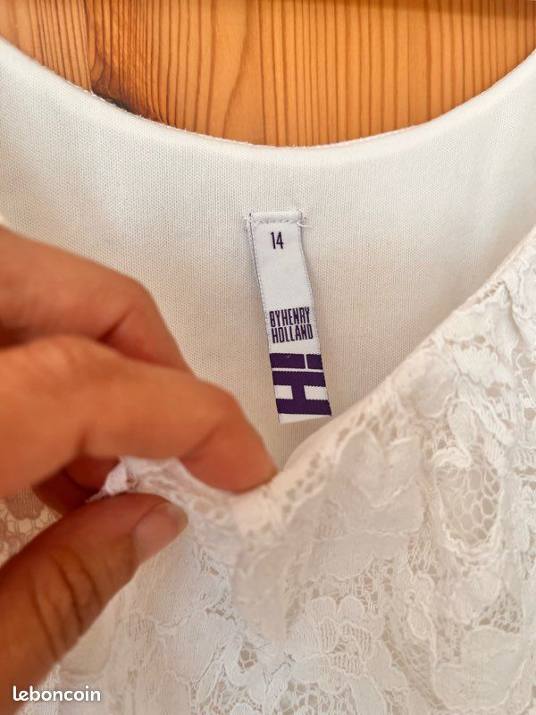 Jolie Combinaison Vintage Dentelle Avec Fond De Robe, Couleur Parme Très Clair, T48