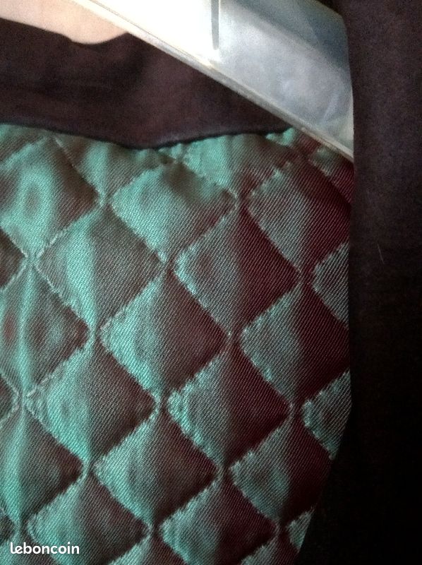 Manteau en cuir mixte t40/42 (image 2)