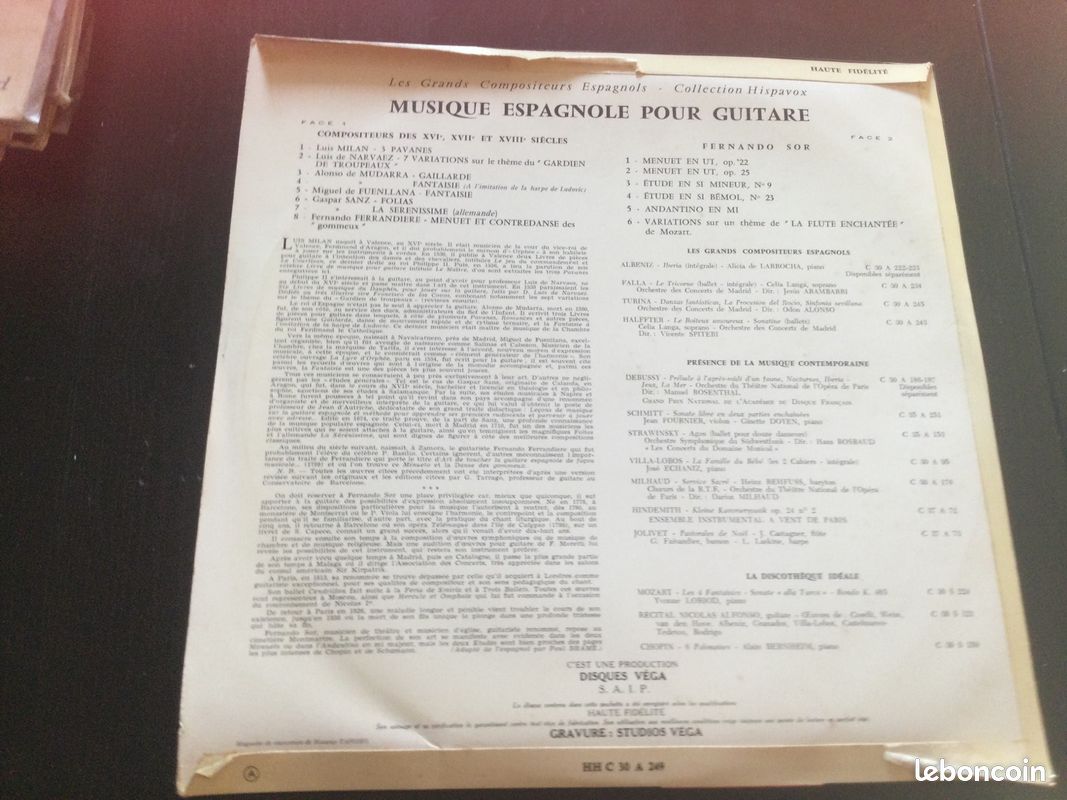 Disque vinyle renata Tarrago (image 2)