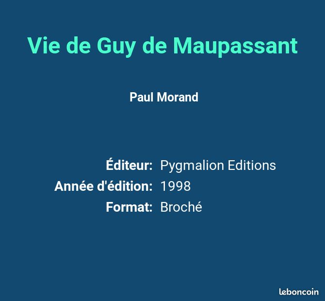 Vie de Guy de Maupassant - Paul Morand (image 2)