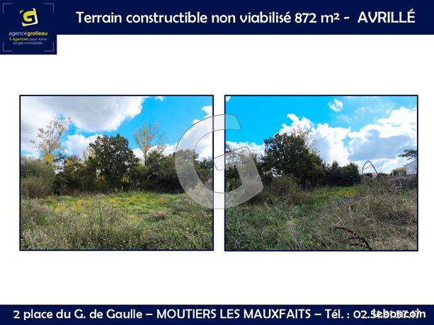 Terrain 872 m² AVRILLE