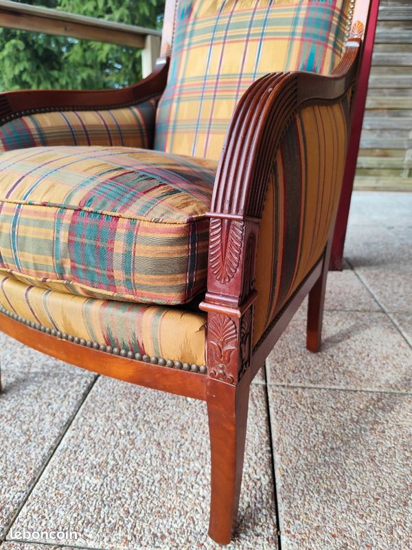 2 fauteuils style empire (image 6)