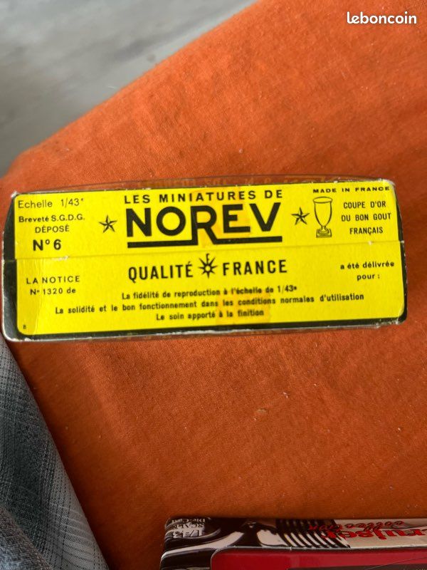 Miniature Peugeot 201 N°6 Au 1/43ème Par Norev - Made In France, Occasion