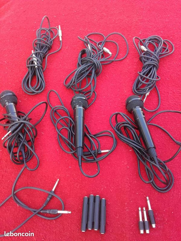 Microphones filaires +rallonges (image 2)