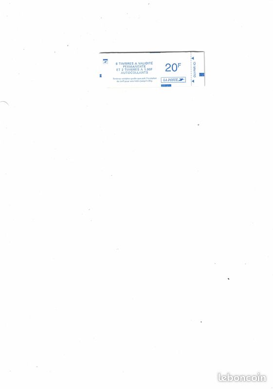Carnet usage courant Luquet : 6 timbres permanents prioritaires (image 2)