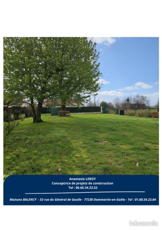 Terrain 400 m² · à Iverny · 125 000 €