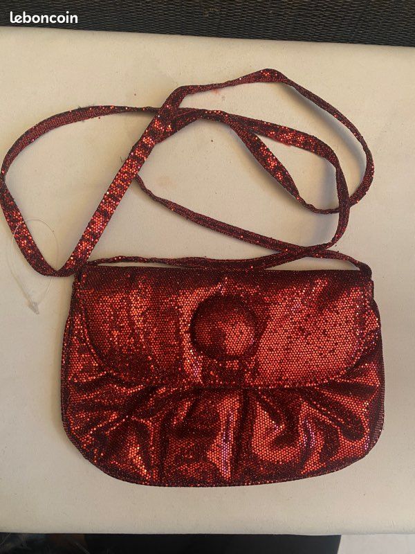 Petit sac de soirée paillettes neuf Accessoires Bagagerie