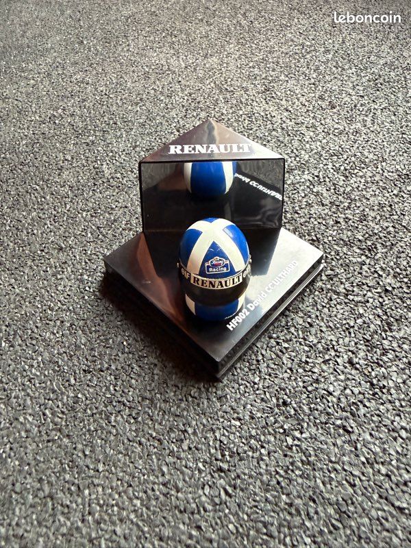 Casque Formule 1 F1 David Coulthard HF002 Renault Collection Onyx 1/12 (image 3)