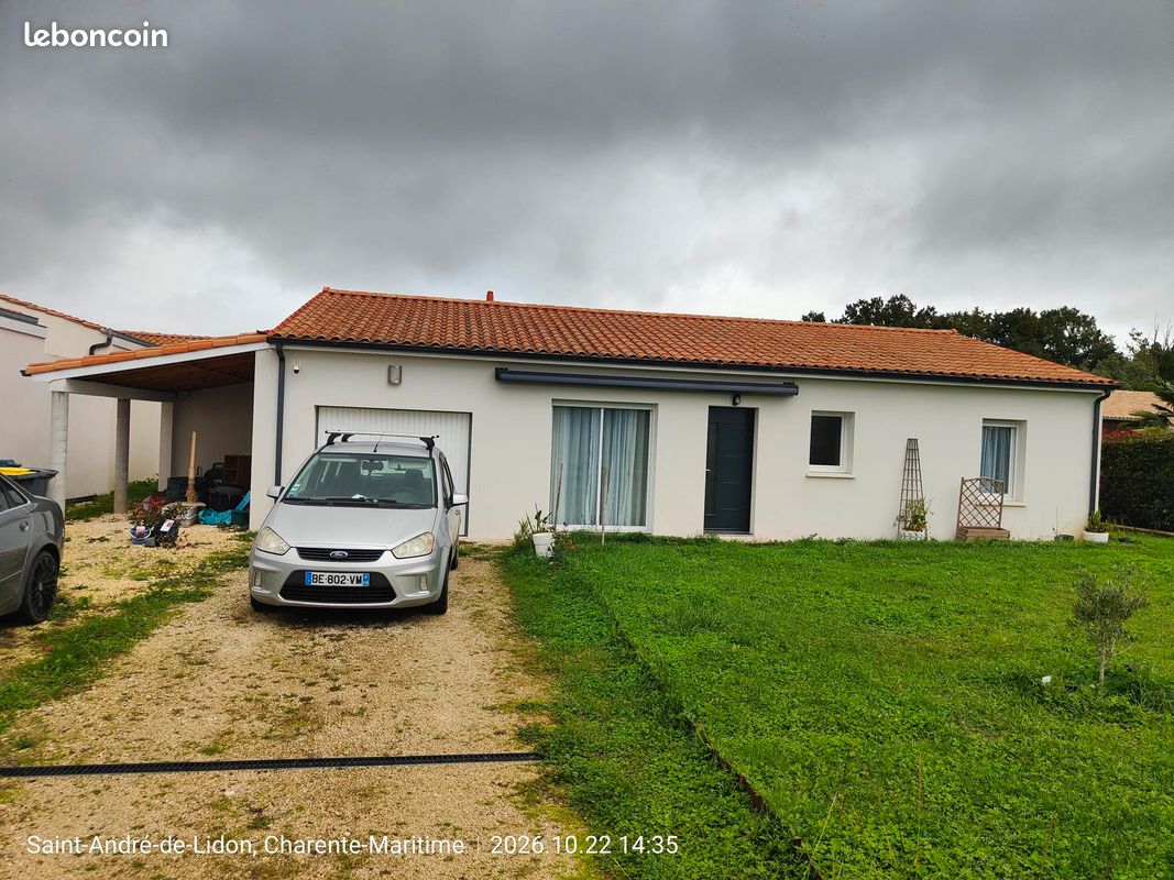 Maison 5 pièces 97 m² · à Saint-André-de-Lidon · 97 m² · 1 100 €/mois