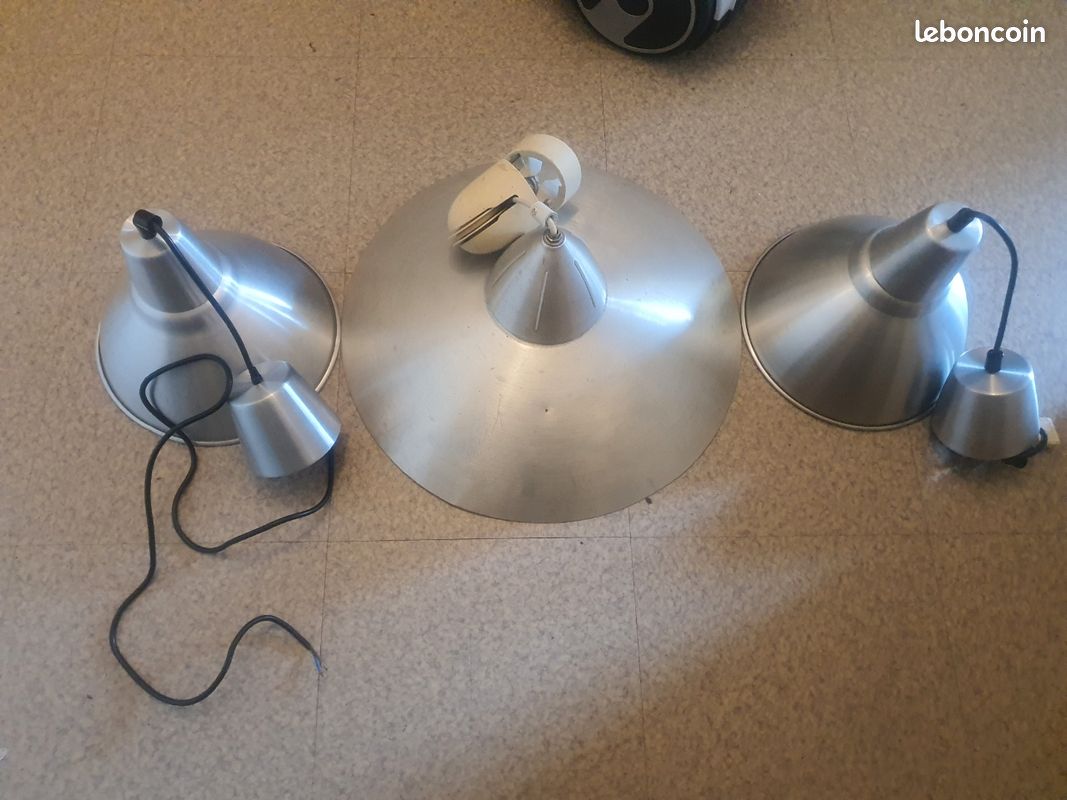 Lot de 3 Suspensions dont 2 IKEA modèle foto type : T0703 lampes lustres (image 12)