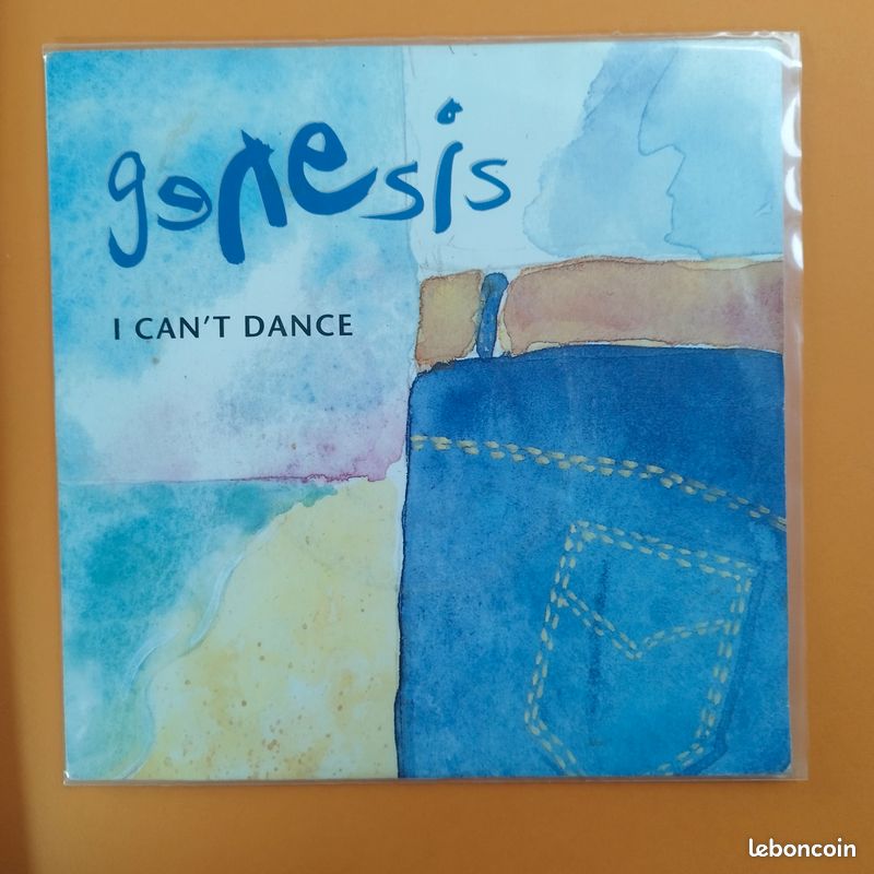 Genesis disque vinyle 45t 2 titres I Can't Dance (image 4)
