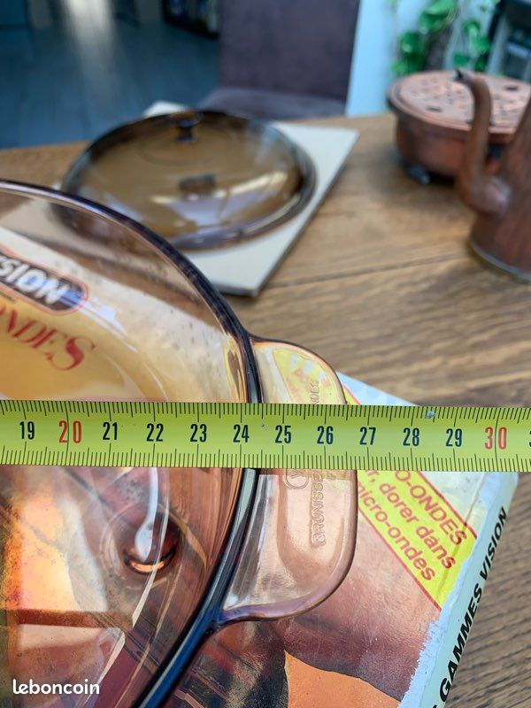 Plat en verre vintage Corning (image 11)