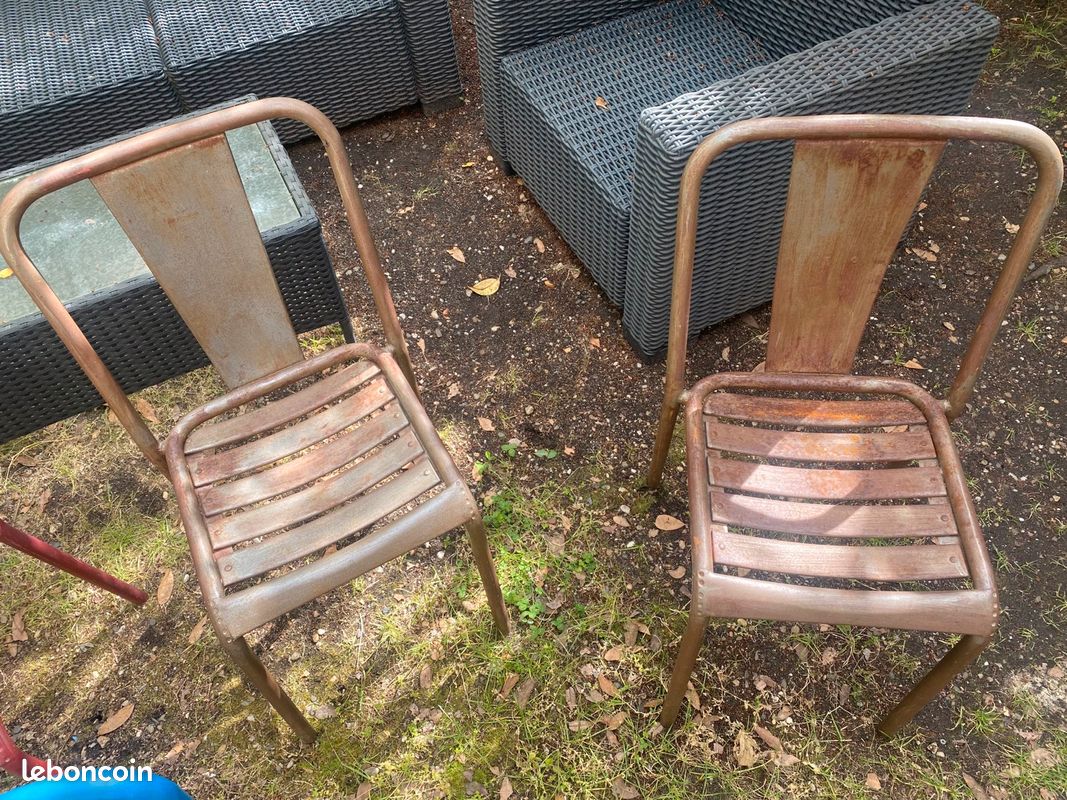 5 Chaises tolix T4 originales (image 3)