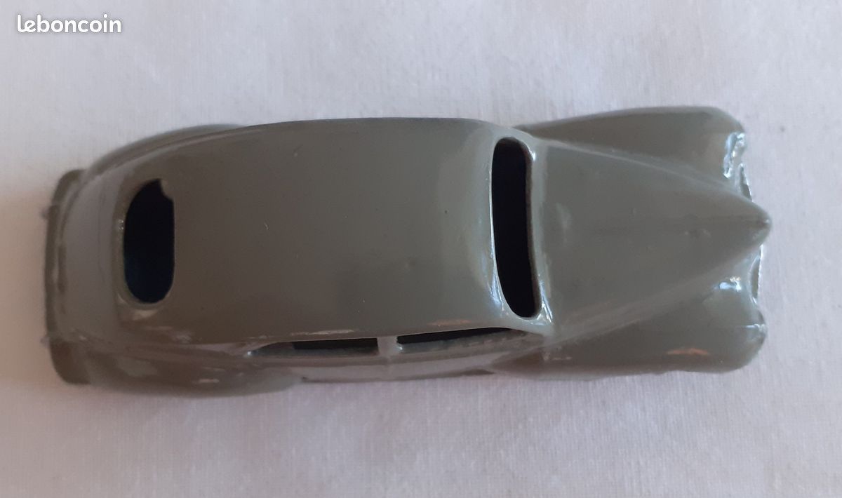 Dinky Toys France- Peugeot 203, Couleur Grise, Petite Lunette Avec Reservoir Legeres Ecailles