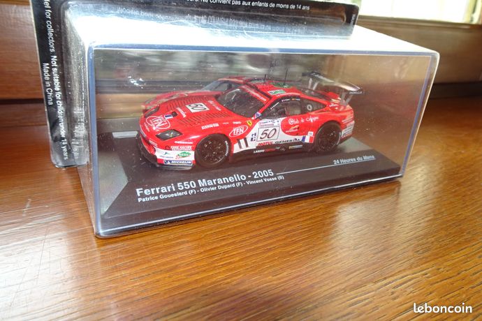 VOITURE MINIATURE COLLECTION Ferrari 550 Maranello 24h Le Mans Ixo Presse 1/43 EUR 24,90