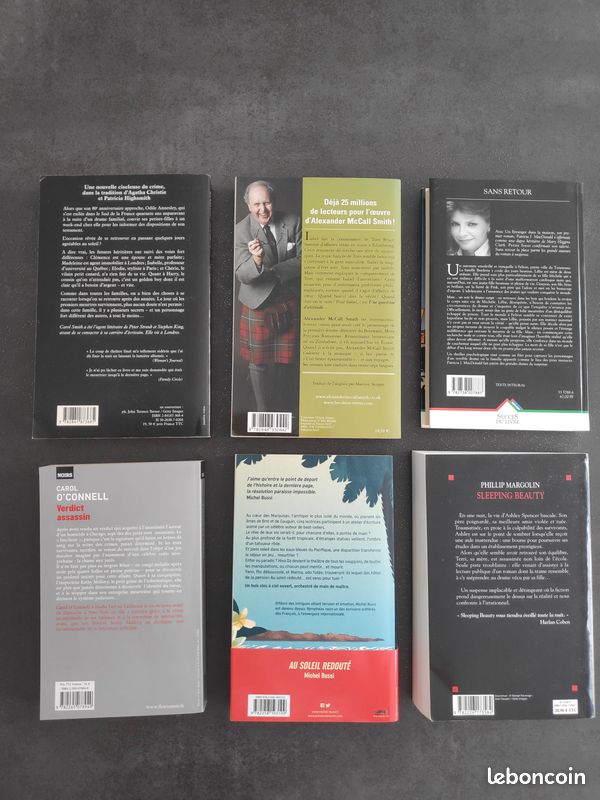 Lot de 7 romans – policier – détective – thrillers – suspens (image 2)