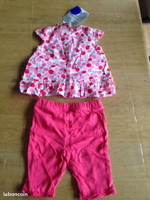 Ensemble fille bébé 3 mois neuf (image 2)