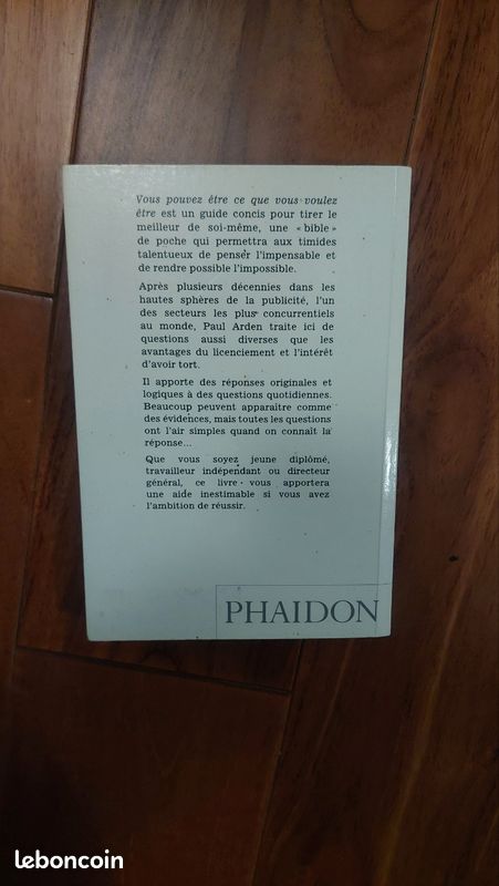 Livre Paul Arden : Vous pouvez être ce que vous voulez être (image 2)