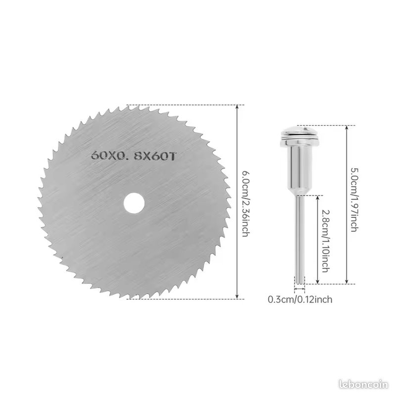 Disque scie 60mm (image 3)